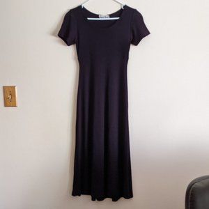 Vintage 90s A-Line Midi Dress
